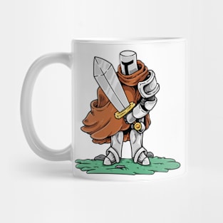 Knight With Cape And Sword Mug